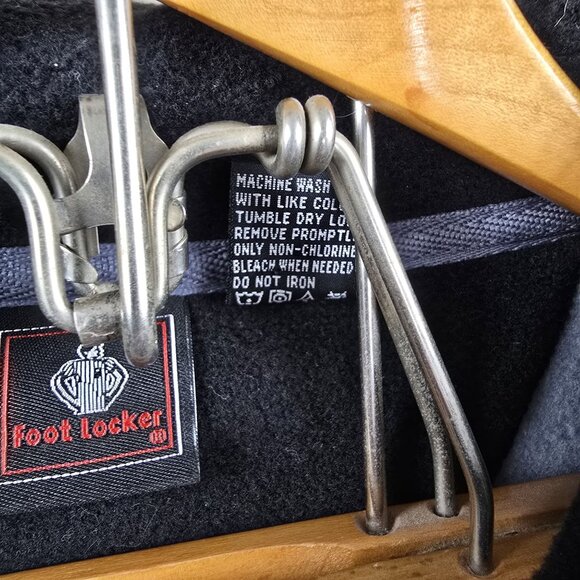 Foot Locker Mens XL Gray Fleece Pullover Quarter Zip Sweater - Picture 4 of 6